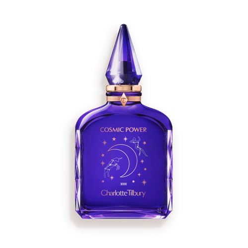 Charlotte Tilbury Cosmic Power Eau De Parfum - Pheromone Enhancing Amber Perfume with Naturally-Derived Oils - Long-Lasting Scent with Notes of Frankincense Accord, Cinnamon & Clove Oil (100ml)