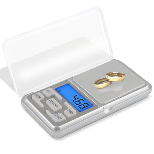 Opiniones y reviews de bascula gramera walmart los 5 mejores. 45 JUGLUTE Báscula Gramera Digital 500g, Precisión 0.01g para Alimentos, Oro, Joyería y Medicamentos - Pantalla LCD, Ideal para Cocina y Uso Profesional