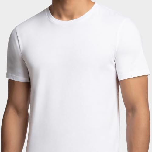 Levi's Store Levi's Men's Cotton Plain Regular Fit T-Shirt (White L) - Image 4