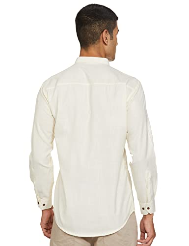 Image of Luxrio Kurta for Men Cotton Blend Short Solid Slim Fit