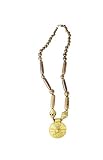 Collar Baule con herraje Akan en una aleación de peltre y bronce bañado en una solución de oro sin contenido de hierro o níquel