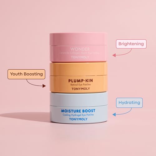 tonymoly hydrogel eye patches refreshing amp hydrating eye patches for tired under eyes restores skin barrier amp reduces dark circles plump amp smooth under eyes