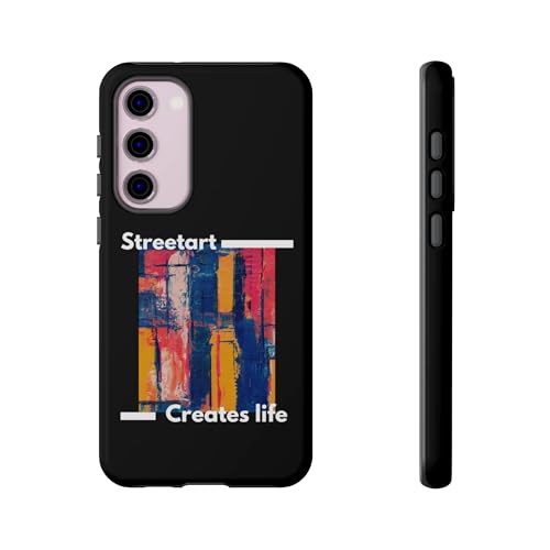 Samsung S23 Plus coque Street Art antichoc double couche glossy