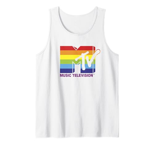MTV Rainbow Pride Logo Tank Top