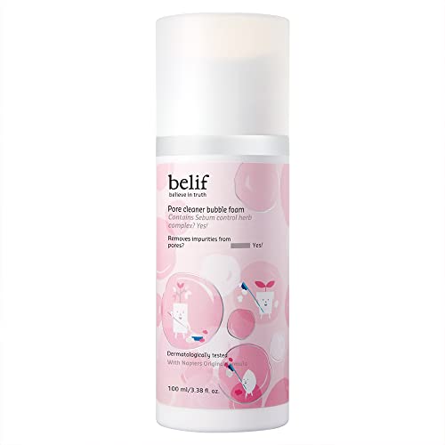 Belif Pore Cleaner Bubble Foam, Gezichtsmasker voor porieverzorging, Gezichtsreiniger, Gezichtsmasker, Poriën, Huidteint, Huidskleur, Vette huid, Schone schoonheid