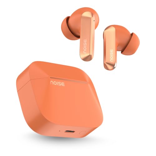Image of Noise ALT Buds(S) Truly Wireless Earbuds with 45H of Playtime, Quad Mic with ENC, App Support, Instacharge, Dual Pairing, Low Latency for Gaming, 11mm Driver, BT V6.0 (Chosen Orange)