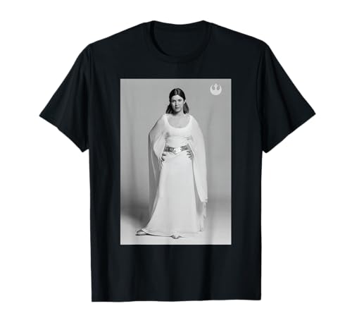 T-shirt Star Wars Princess Leia avec photo classique en coton pour adulte