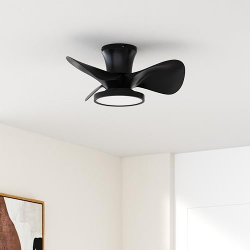 Ocioc HU-XI-201 Quiet Ceiling Fan With Led Light 22 Inch Large Air Volume Remote Control thumb #1