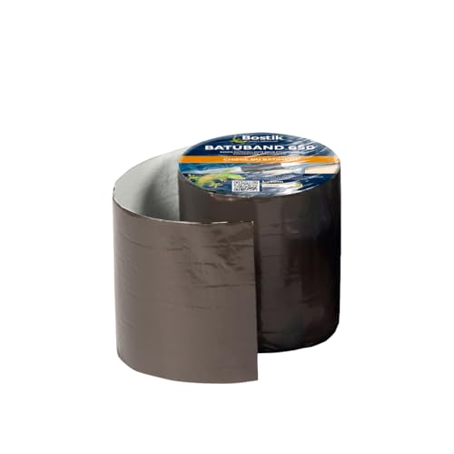 Bostik Batuband 650 – Bande d’Étanchéité Autocollante À Froid – Couverture, Façade, Vitrage, Maçonnerie, Industrie – 1 Rouleau – Gris – Longueur 10 m, Largeur : 30 cm, Épaisseur : 0,8 mm