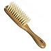 Kent BA10 Newborn Baby Hair Brush with Soft 100% Pure White Natural Bristle, Cradle Cap Hairbrush for Infant, Toddler and Kids with Cherrywood Base. Encourages Growth and Shine, Made in England