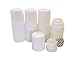 MagicHappens Empty Refillable Roll On Bottles – Recyclable 50ml Leak-Proof DIY Deodorant Containers with Plastic Roller Ball, 4pc Set