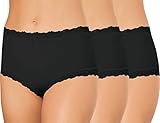 Einfassungen aus Spitze Nina von C. Slipboutique Taillenslip, 3er Pack Damen