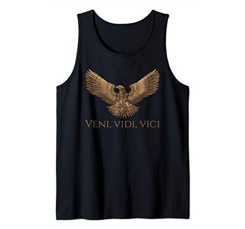 Ancient Rome SPQR Steampunk Legion Eagle - Veni Vidi Vici Camiseta sin Mangas