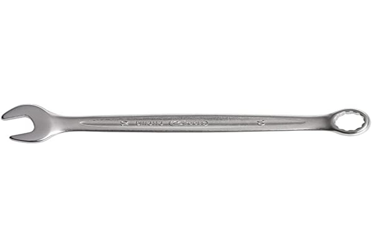 KS TOOLS - 922.0022 - Chiave combinata Ultimate - Chiave piatta 22 mm - Finitura satinata - Chiave piatta a cricchetto in cromo vanadio - Angolo di forcella e occhio inclinato a 15°