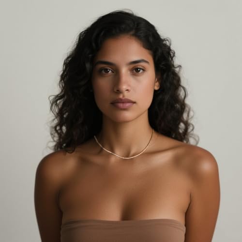 Tennis Necklaces for Women Dainty 14K Gold Plated Diamond Tennis Choker Necklace Sparkly Rhinestone Necklace Bling Cubic Zirconia Necklace Tennis Chain for Women Men3