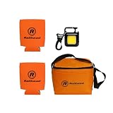 Bundle with Railhead 600 LUMENS Rechargeable Micro LED Work Light, 6-Pack Personal Lunch Bag, and 2 Railhead Orange Magnetic Drink Koozies RH-CWL600R-BDL