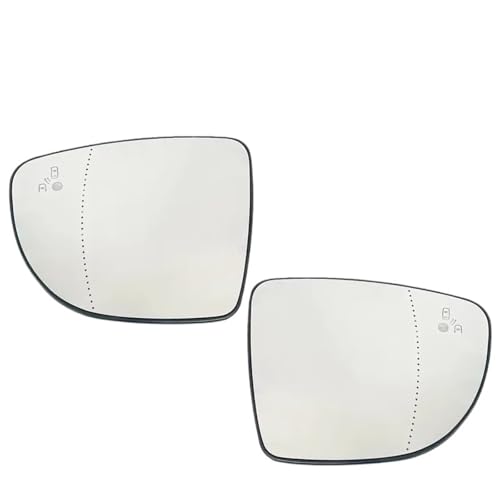 Verre rétroviseur chauffé anti-givre pour Captur et Zoe | Miroir avec grand angle aveugle