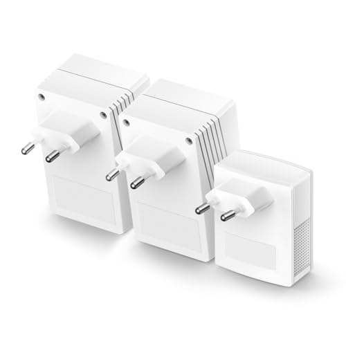 Image of TP-Link AV600 Powerline Wi-Fi Triple KIT, Wi-Fi 300Mbps, 2 Fast Ports, Plug and Play, Wi-Fi Clone, Pair Button (TL-WPA4220 TKIT)