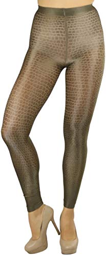 Image of ToBeInStyle Women's Footless Opaque Animal Zebra Tiger Tights Hosiery