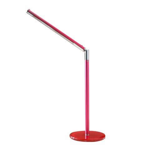 Lampe de bureau LED rouge NUOBESTY en alliage d'aluminium, luminaire haut de gamme pliable