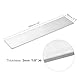 QUARKZMAN Quadratischer Aluminium Flachstab, 1/8 dick, 2,4 Breite, 12 Länge, Aluminiumstab 6061 Flachplatte, 3 x 60 x 305mm T6511 Solides Neues Mühlenmaterial für Industriegebäude