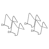 Soportes de marco de : ideales para exhibir platos de cerámica, bandejas, fuentes, obras de arte, libros, colecciones, tabletas, etc.