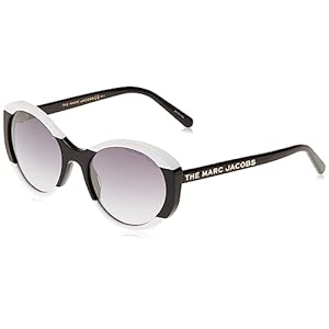 Marc Jacobs Grey SF Gold SP Round Ladies Sunglasses MARC 520/S 080S/FQ 56
