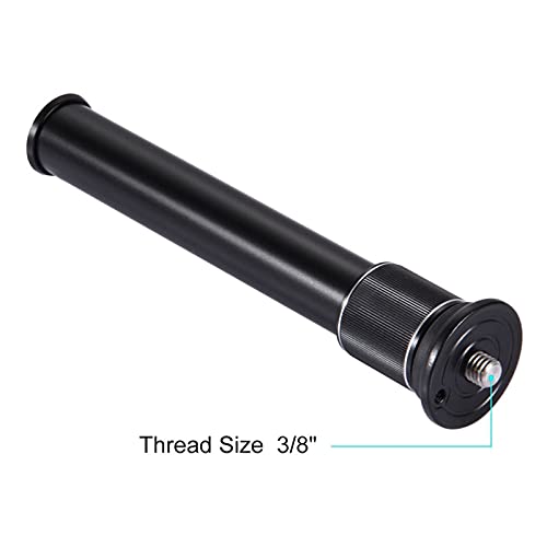 Varilla de extensión de metal 3/8 para trípode de cámara réflex SCRUBY 3