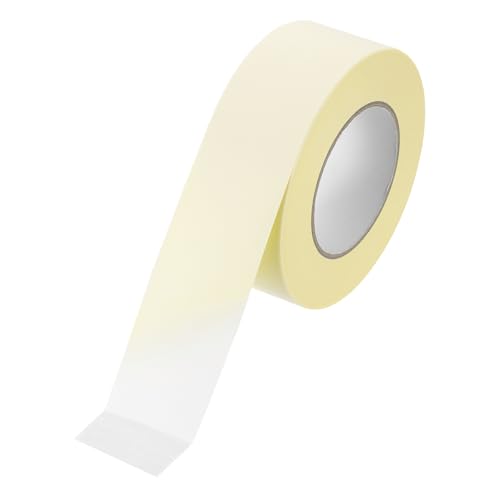 Image of MECCANIXITY Insulating Acetate Cloth Adhesive Tape, 2in x 98ft White Electrical Heat Resistant Fabric Tape with Paper for Laptop Electric Automotive Guitar Repair Wire Harness