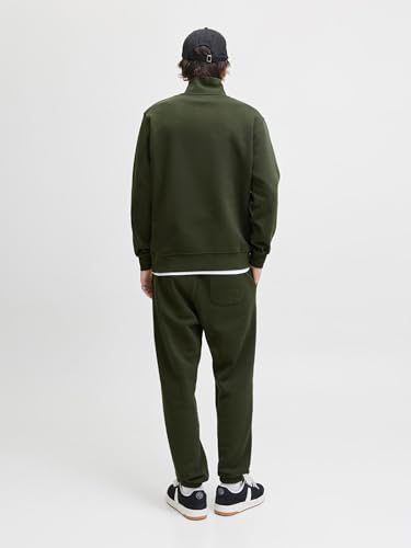 Upim, Pantaloni Jogging In Felpa Di Cotone Uomo, Unisex, Verde Scuro, Taglia: M - 3