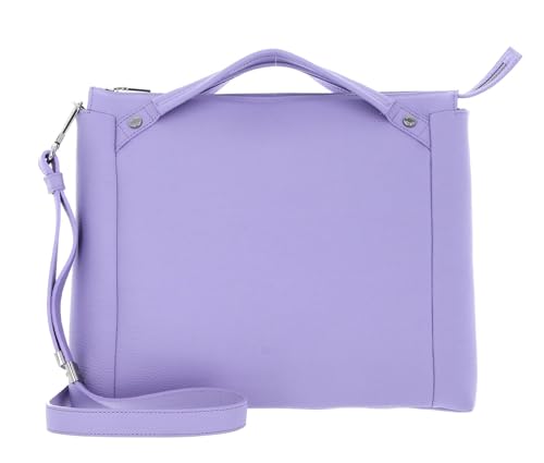 Bolso bandolera BREE Tana 5 Shopper morado de piel para moda mujer