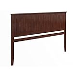 AFI, Nantucket King Solid Wood Panel Headboard, Walnut