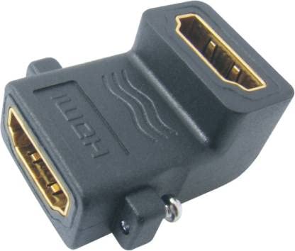 MX HDMI Female Extension Right Angle L Adapter 90 Degrees with Screws for Locking 1080p Full HD 3067 HDMI Connector (Black) (B09RWS6FDD) Amazon Price History, Amazon Price Tracker