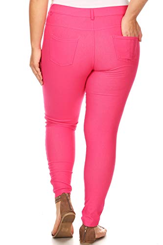 Image of YELETE Women's Basic Five Pocket Stretch Jegging Tights Pants