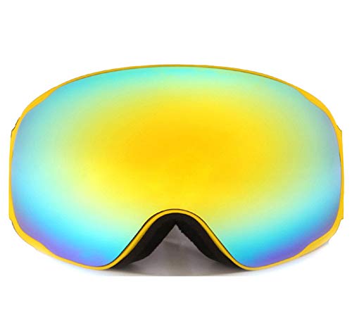 Gafas de esquí para evitar el vaho con doble capa y filtro UV adulto