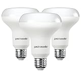 paul russells E27 Spotlight 11W LED Reflector R80 Light Edison Screw, 75w Equivalent Bulb, 1050 Lumen, 4000K Cool White, Frosted 120° Beam Angle ES Energy Saving Non-Dimmable Lightbulbs, 3 Pack