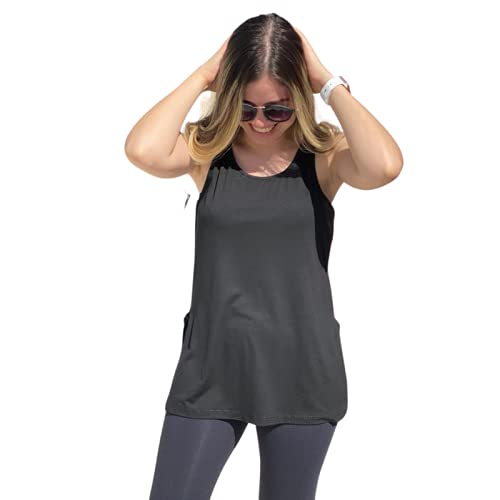 Regata Blusa Feminina Sobre Legging Moda Fitness Academia e Ginástica Preto (Preto, M 38/40)