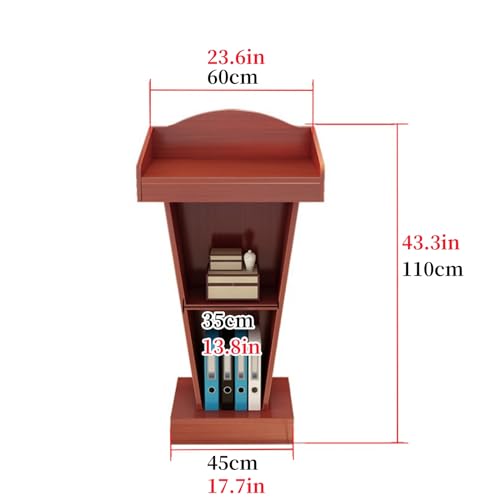 Púlpito para mesa de discurso y soporte de podio portátil 3