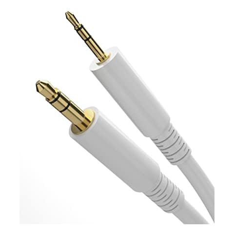 Galvanox Replacement Cord for Bose Headphone Cable Compatible with Bose QC35 / QC45 (White) Cover