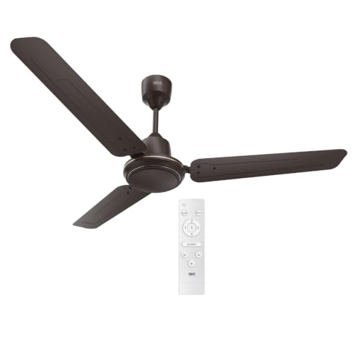 GM E Saver 1200 mm BLDC Ceiling Fan Brown|5Star|With Remote |Energy Saving