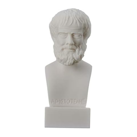 Aristotle Alabaster Bust Statue 5.5 Inches Cover