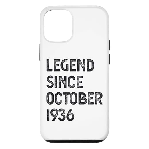 Carcasa para iPhone 13 Leyenda de 88 cumpleaños para hombres y mujeres desde octubre de 1936