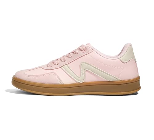 TIMEJOY Women's Retro Gum Sole Sneakers