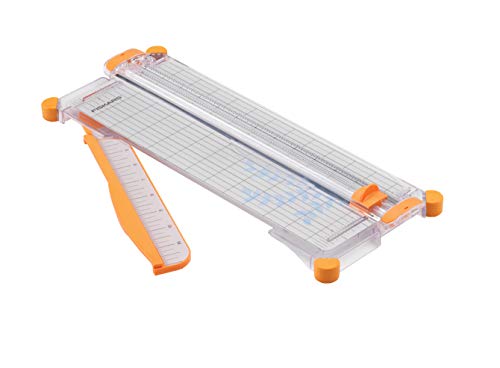Fiskars Surecut Portable Paper Trimmer, 12 Inch Cut , Orange - 154450-1009 #TOP2