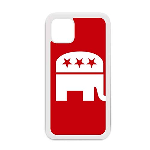 Coque iPhone 12 Pro Max éléphant républicain rouge pour meetings politiques
