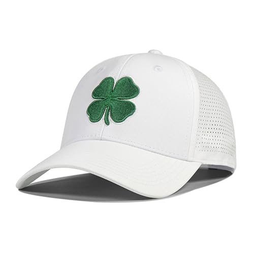 Jexicar St Patricks Day Hat for Adults, Saint Patricks Day Shamrock Hats for Men Women,White and Green
