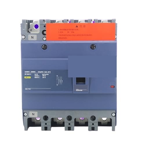 Disjoncteur à boîtier moulé EZD250M 225 A tétrapolaire 36 kA boîtier électrique
