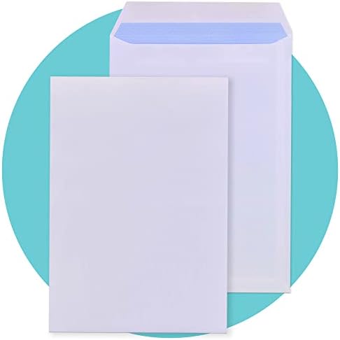 Triplast 100 x C4 White Self Seal Security Envelopes (Size: 324x229mm) | Fully Opaque, Self Sealing & Printer Safe Mailing Paper Envelopes | Ideal for Everyday Home, Office & Commercial Use