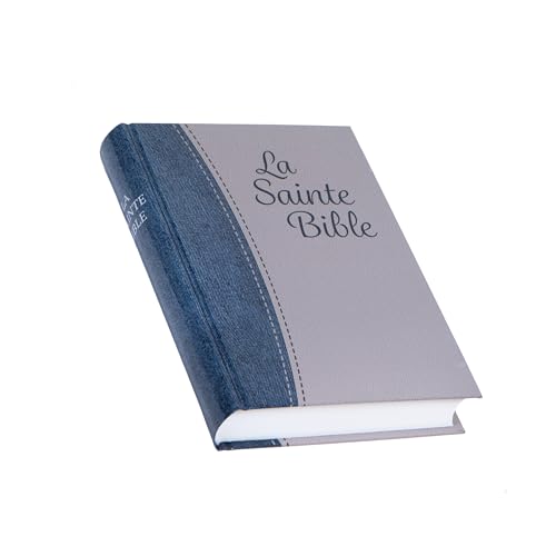 LA SAINTE BIBLE DARBY Moyen format Edition de Rolle 2024 gris/bleu - 1311 pages dont 14 pages en couleur