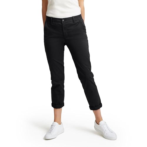 Image of DOCKERS Women's Weekend Chino Mid-Rise Slim, Beautiful Black, 29